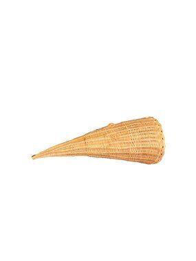 Cornucopia Horn Plenty Rustic Woven Wicker Basket